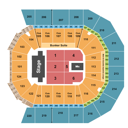 Moody Center ATX Trans-Siberian Orchestra Seating Chart